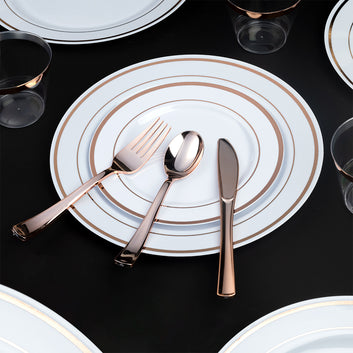 Fancy Dinner Set Disposable (Re-Usable) - Set of 60