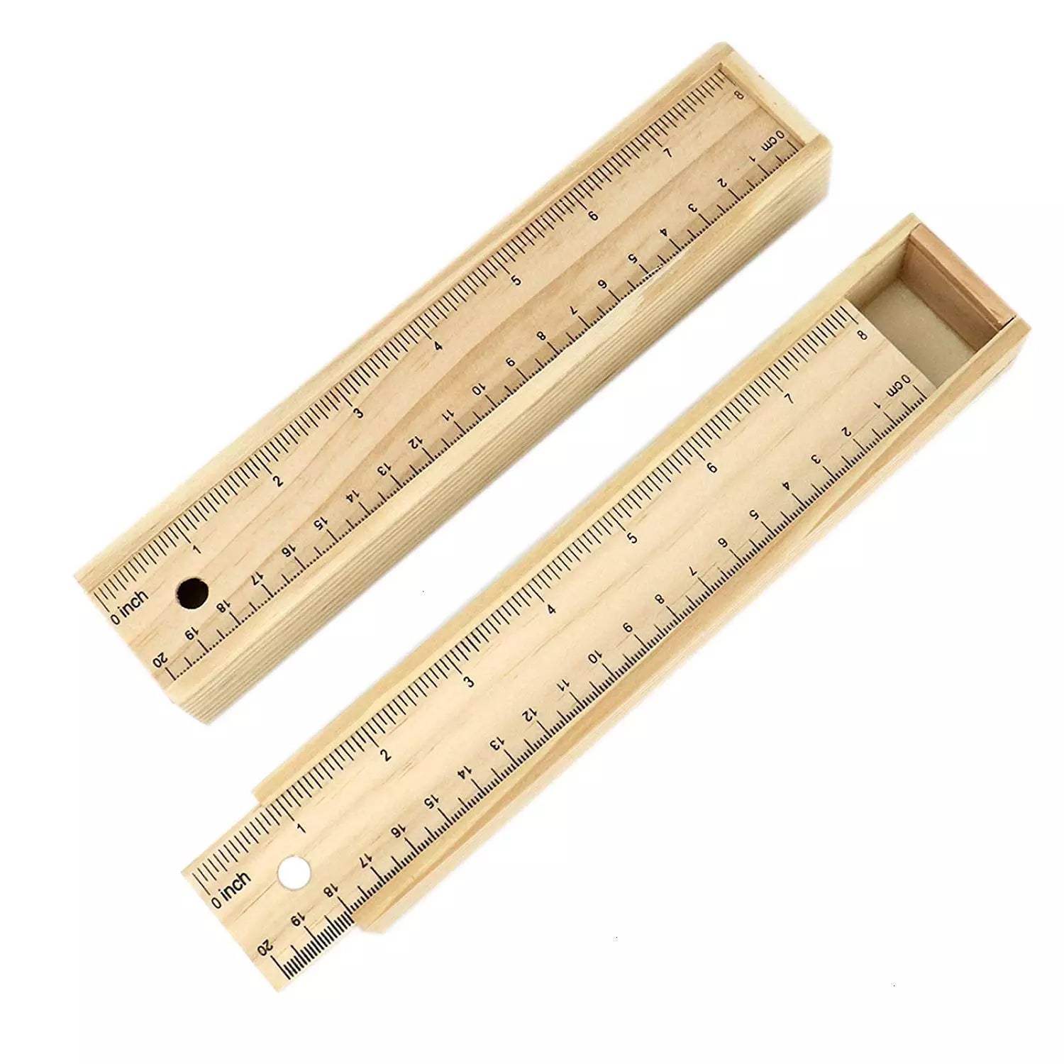 Wooden Ruler Pencil Case